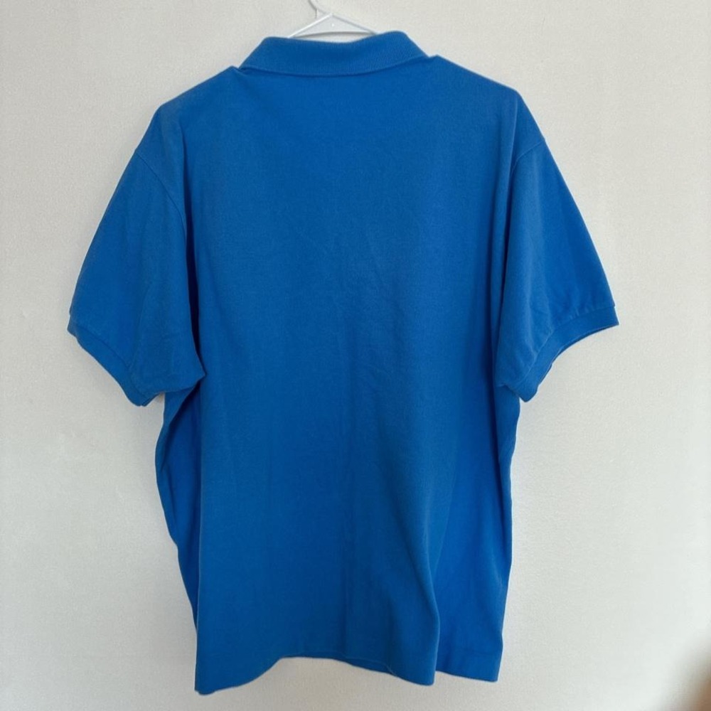Blue Lacoste polo shirt size 6 fits like a men's Lg - Picture 2 of 5